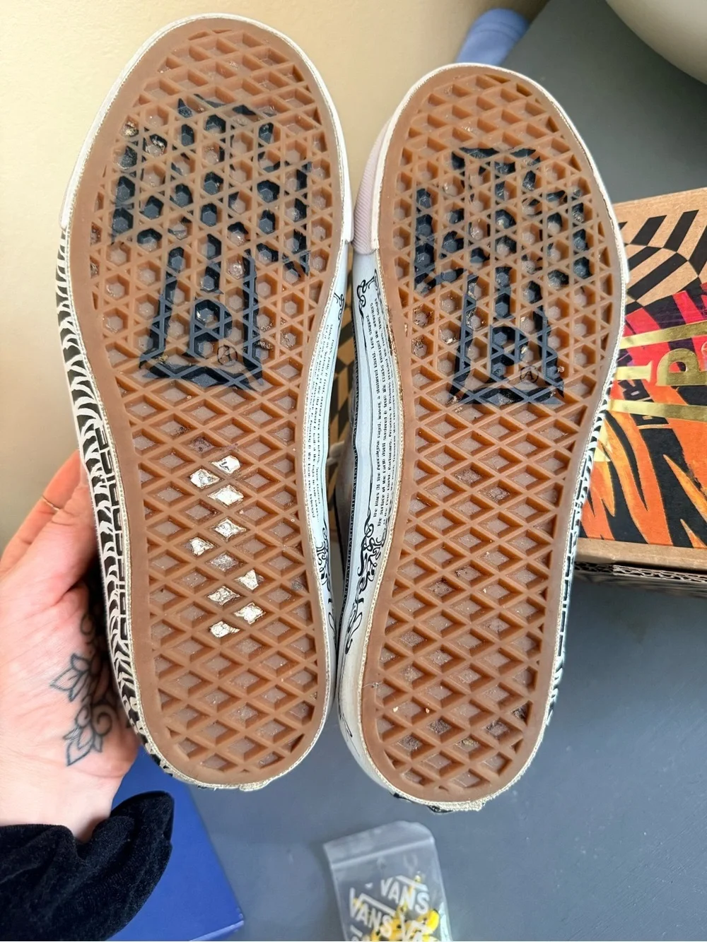 Vans gently worn